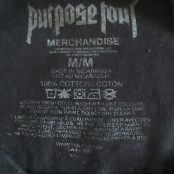 Justin Bieber Purpose World Tour Sorry Long Sleeve T-shirt - Picture 7 of 8